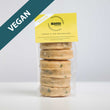 Load image into Gallery viewer, Packaged vegan cheese and leek Welshcakes with MamGu Welshcakes label on a white background