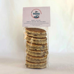 MamGu Welshcakes Barti Rum & Raisin Welsh Cakes