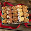Load image into Gallery viewer, Valentines Day Gift Box - 20 hand made and decorated heart shaped welsh cakes
