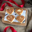 Load image into Gallery viewer, Cherry Bakewell Welsh Cakes from a Valentines Day and Dydd Santes Dwynwen Gift Box. Handmade Welsh Cakes from MamGu Welsh Cakes in Pembrokeshire Wales.
