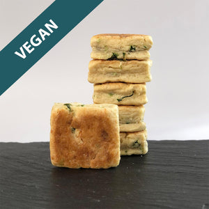 Vegan Cheese and Leek Welsh Cakes