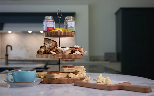 Welsh Afternoon Tea stand