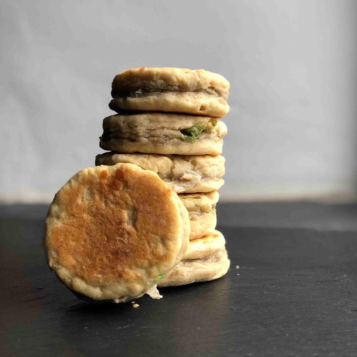 Cheese and Leek Savoury Welsh Cakes from MamGu Welshcakes Pembrokeshire